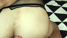 compilation of a wife interacting with her husband's friends at different times