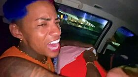 Amateur Blonde Brazilian Teen Shakes Ass in Car After Club