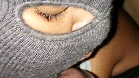 Intense Sloppy Blowjob On Patio