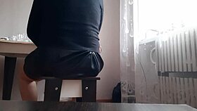 my hot secretary masturbates in the office