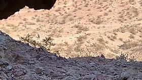 Outdoor Public Blowjob In Cave With Monster Cock Cumshot