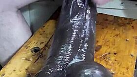 i stretch my ass with huge dildos