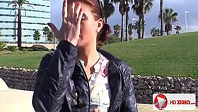 brunette bitch loves fucking a big cock