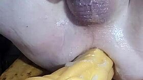 i stretch my ass with huge dildos