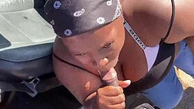 Thot Gets Mad Sucking Dick In Public Lol