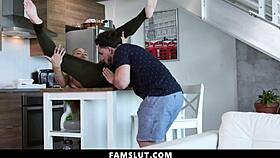 Stepsister Gets One On One Time With Her Handsome Stepbrother - Famslut