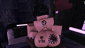 Femboy slut fucks and sucks big black cock behind boyfriend's back