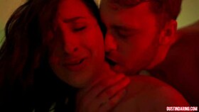 Busty whore sucks big cock in car