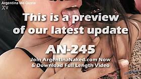 Can you imagine that huge Latina ass stuffing those tight panties with her shaved pussy on display?