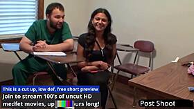 freshman gets hitachi orgasm from doctor