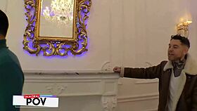 I double team ukrainian supermodel josephine in condo