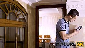 Horny mature hard sex with devious young