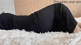 what if this arab teen flashed her wet pussy without panties?