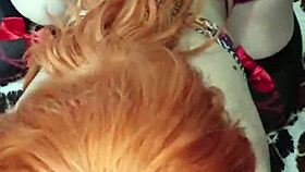 I meet my neighbor trying on new lingerie, we have fun