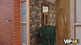 A cam girl becomes a pornstar to pay off her debts in vip4k