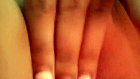 amateur girl shaves her tight pussy and masturbates wetly at home