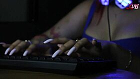 Our Dear Community Manager Alice and We Are Pleased with This Section of Asmr and We Are Relaxed by the Delicate Sounds That Come Out of Her Beautiful Hands When She Has Contact with the Keyboard