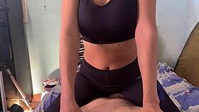 I massage your back, add lube, and let you fuck me hard