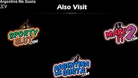 Can you imagine that huge Latina ass stuffing those tight panties with her shaved pussy on display?