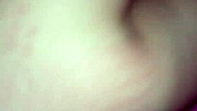 young girlfriend moans loudly on my big dick