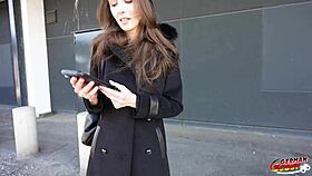 German Scout - Anal Fisting And Fuck At Real Casting With Skinny Saggy Tits Girl Emma Scarlett