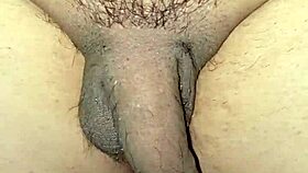 Sissy Suzuki's tiny micropenis ladyboy flaps clitty while riding wet pussy in doggystyle squirting orgasm