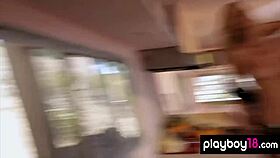 Busty Australian Beauty Lisa Seiffert Poses Outdoors