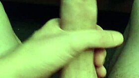 relaxing solo handjob session ending with cum