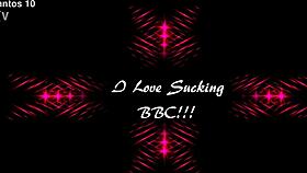 Big Ass Amateur Loves Sucking Monster Black Cock