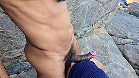 meti a pica em dois de uma s� vez na beira da praia