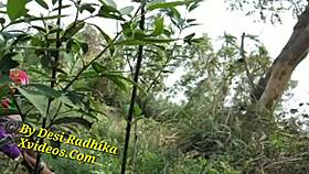 woman gets fucked in the field on the ranch