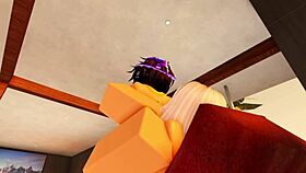 blonde roblox model sophie returns and has fun with headless manager