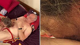 Granny Carmen Sucks Cock Like A Slut.