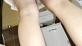 Super Hot Petite Blonde Cheerleader Wears Short Miniskirt With See Through Top To Show Tits And Flash Pussy Under Short Skirt 😍