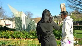 Exploring Madrid with Nelia Estrada's huge tits 😍