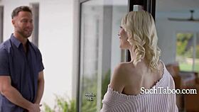 Blonde wife begs to be pregnant in taboo fucking