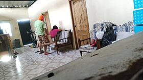 was resting on the sofa when he arrives to fuck me like a whore?