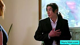 Big Tit Blonde Explains Nuru Massage