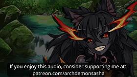 the hellhound girl dominates you in this intense asmr session
