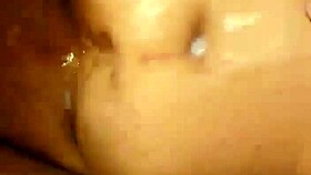 amateur couple's hardcore fuck session with monster cock and squirting