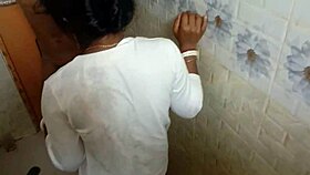 couple's bathroom update with roleplay and talk