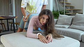 Beautiful Young Woman Escapes From Police Officers While Being Restrained In Handcuffs And Seeks Shelter From A Kind Stranger