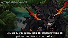 the hellhound girl dominates you in this intense asmr session