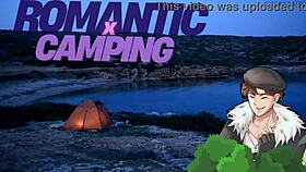 Camping trip turns into sexual adventure with romantic friend of a friend.