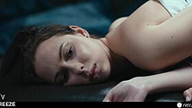 oh wow, my ai girlfriend alice ross got freeze fucked and filled with cum in her pussy!