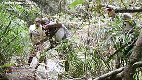 Brittany Taylor caught bathing invites guys for double penetration facial