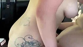 big booty streetwalker fucks cowgirl in public