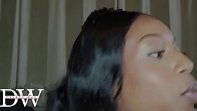 Ebony group session with bbc stud dreads