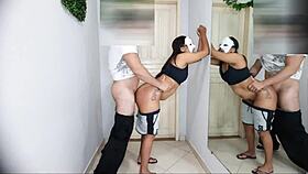 He ate my ass before dinner.