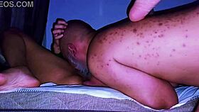 Lovers indulge in passionate sex with intense orgasms and moans